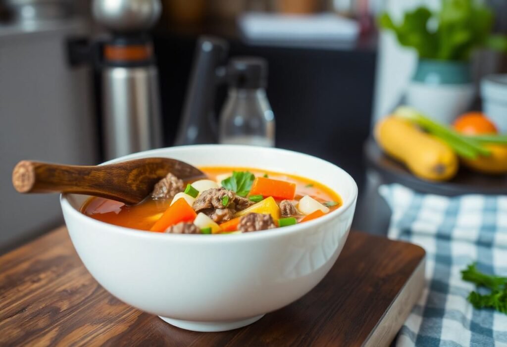 beef vegetable soup