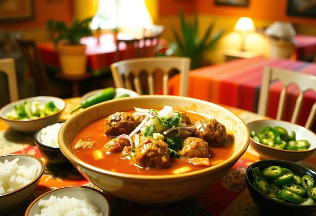 Mexican Meatball Soup